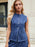 Button-Front Denim Vest Top - Byyde