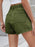High Waist Cargo Denim Shorts - Byyde