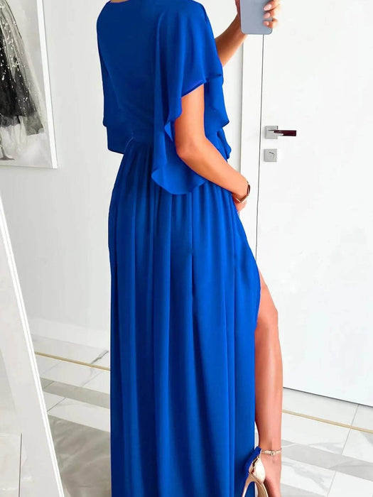 Flutter Sleeve Surplice Tie Waist Dress - Byyde