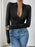 Perfee Half Zip Long Sleeve Bodysuit - Byyde
