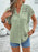 Swiss Dot Cutout Button Down Shirt - Byyde