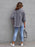 Distressed Drop Shoulder Denim Jacket - Byyde