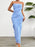 Devine Ruffled Slit Back Tube Maxi Dress - Byyde