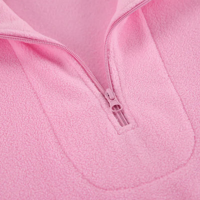 Quarter Zip Long Sleeve Sweatshirt - Byyde