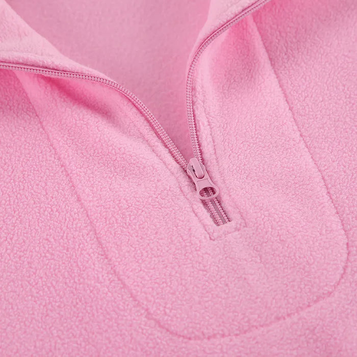 Quarter Zip Long Sleeve Sweatshirt - Byyde