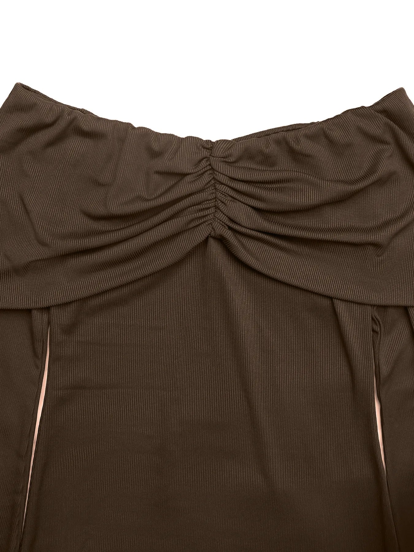 Off-Shoulder Long Sleeve Bodycon Maxi Dress - Byyde