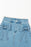 Acid Wash Bowknot Details High Waist Denim Skirt - Byyde