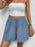 Swiss Dot Lace Up Shorts - Byyde