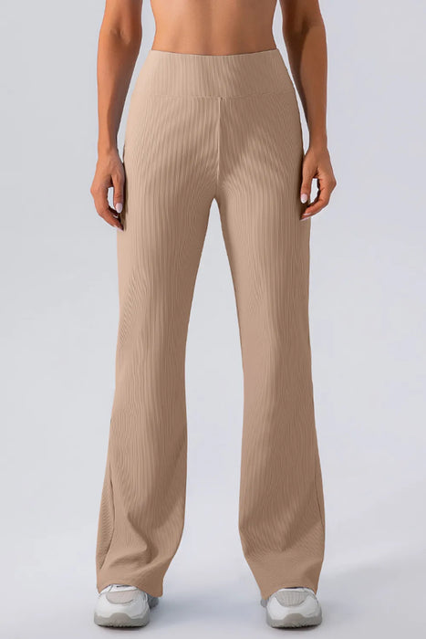 High Waist Straight Active Pants - Byyde