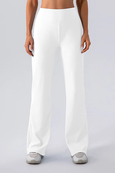 High Waist Straight Active Pants - Byyde