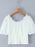 Frill V-Neck Puff Sleeve Blouse - Byyde