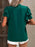 Ruffle Sleeve Notched Blouse - Byyde