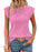 Openwork Round Neck Top - Byyde