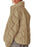 Pocketed Plaid Quilted Zip Up Winter Coat - Byyde