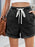 Drawstring Wash Denim Shorts - Byyde