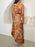 Printed One Shoulder Asymmetrical Maxi Dress - Byyde