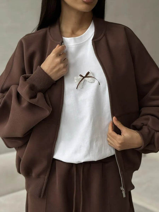 Bow Round Neck Oversized T-Shirt - Byyde