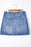 Wrapped Crossed Waist Denim Mini Skirt - Byyde
