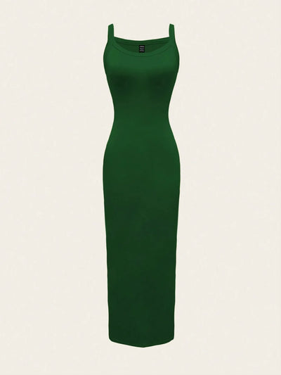 Scoop Neck Maxi Cami Dress - Byyde
