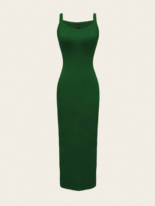 Scoop Neck Maxi Cami Dress - Byyde