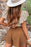 Openwork Ruffled Scoop Neck Knit Top - Byyde