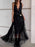 Lace Deep V-Neck Maxi Dress - Byyde