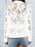 Sheer Lace Zip Up Long Sleeve Jacket - Byyde