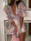 Floral Print Ruffled Mini Dress with Deep V-Neck - Byyde