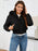 Pocketed Long Sleeve Cropped Hooded Winter Coat - Byyde