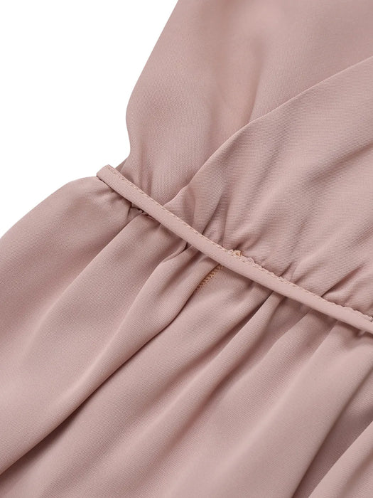 Honey Tied Surplice Sleeveless Midi Cami Dress - Byyde