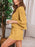 Waffle Knit Top and Shorts Lounge Set - Byyde