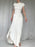 Ruched Slit Cap Sleeve Maxi Dress - Byyde
