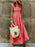 Smocked Gingham Maxi Dress with Ruffle Straps - Byyde