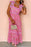 Floral Lace Wide Strap Square Neck Maxi Dress - Byyde