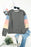 Color Block Round Neck Long Sleeve Sweatshirt - Byyde