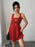 Tie Front Wide Strap Dress - Byyde