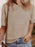Round Neck Short Sleeve Sweater - Byyde