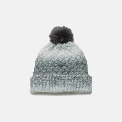 Gradient Knit Hat with Pompom - Byyde