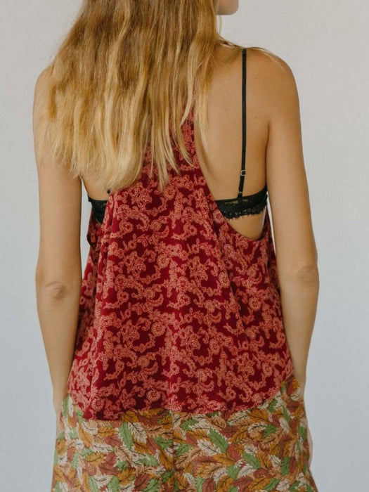 Printed Scoop Neck Tank - Byyde