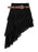 Asymmetrical Lace Ruffle Skirt - Byyde