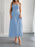 Strapless A-Line Midi Dress with Pockets - Byyde