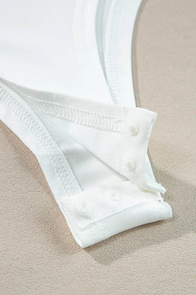Eyelet Lace Long Sleeve Bodysuit - Byyde