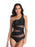 One Shoulder Polka Dot One-Piece Swimwear - Byyde