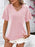 Mandy V-Neck Dropped Shoulder T-Shirt - Byyde