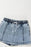 Drawstring High Waist Pocketed Denim Shorts - Byyde