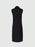 Lapel Collar Sleeveless Longline Blazer - Byyde