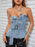 Frayed Hem Button Detail Tube Top - Byyde