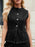 Button-Front Denim Vest Top - Byyde