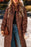 Pocketed Bubble Texture Long Sleeve Longline Winter Coat - Byyde