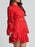 Lace Crochet Long Sleeve Mini Dress - Byyde